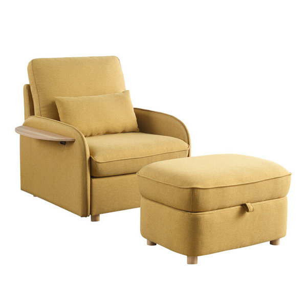 Ikea accent chair online with ottoman